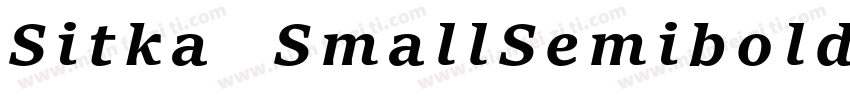 Sitka SmallSemibold字体下载字体转换